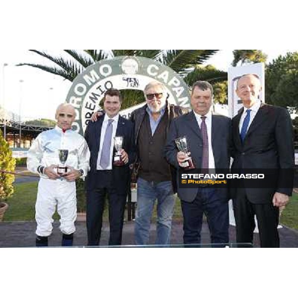 Dario Vargiu and Porsenna wins the Premio Ribot Rome,Capannelle 2nd nov.2014 ph.Stefano Grasso
