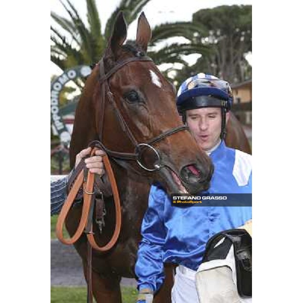 Rome Capannelle Racecourse 9th november 2014 Premio Carlo e Francesco Aloisi Farmah and Bertras photo Domenico Savi/GRASSO