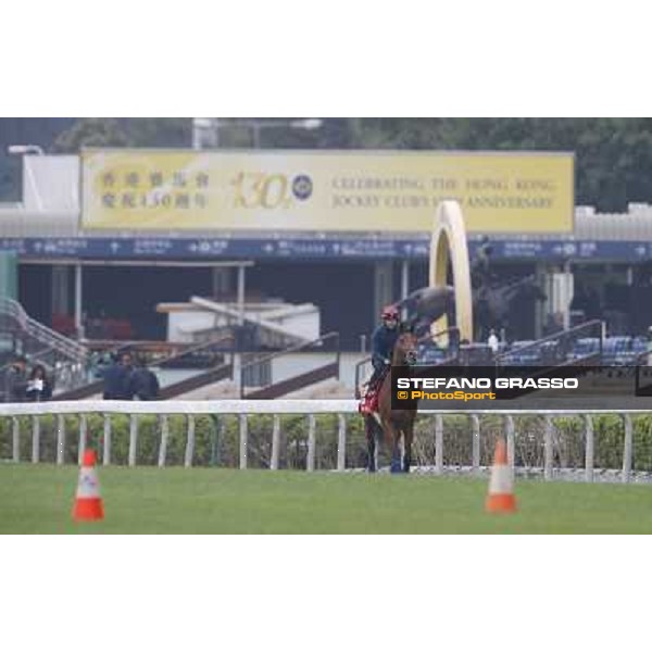 Andrea Atzeni on Farraaj Hong Kong - Sha Tin racecourse,12/12/2014 ph.Stefano Grasso