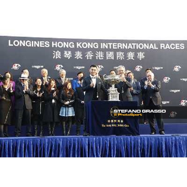 Joao Moreira on Design on Rome wins the Longines Hong Kong Cup Hong Kong,12/12/2014 ph.Stefano Grasso