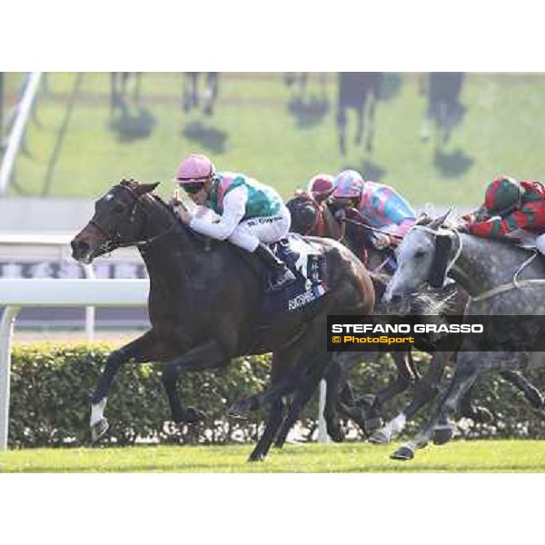 Maxim Guyon on Flinthshire wins the Longines Hong Kong Vase Hong Kong,12/12/2014 ph.Stefano Grasso