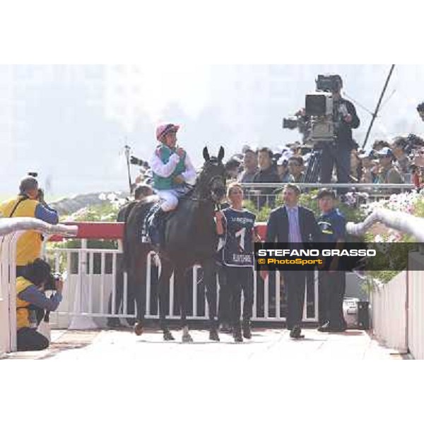 Maxim Guyon on Flinthshire wins the Longines Hong Kong Vase Hong Kong,12/12/2014 ph.Stefano Grasso