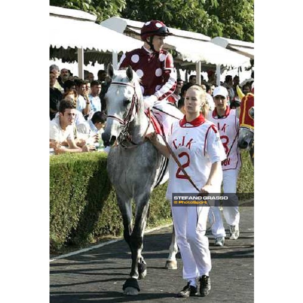 David Bouland on Dahess parading before winning the International Malazgirt Trophy Istanbul 10th september 2005 ph. Stefano Grasso