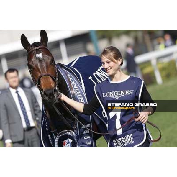 Maxim Guyon on Flinthshire wins the Longines Hong Kong Vase Hong Kong,12/12/2014 ph.Stefano Grasso