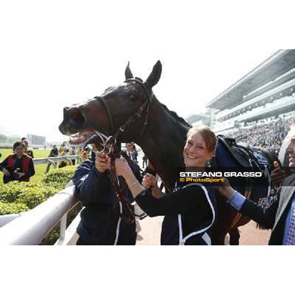 Maxim Guyon on Flinthshire wins the Longines Hong Kong Vase Hong Kong,12/12/2014 ph.Stefano Grasso