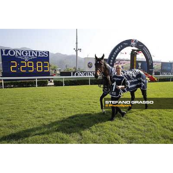 Maxim Guyon on Flinthshire wins the Longines Hong Kong Vase Hong Kong,12/12/2014 ph.Stefano Grasso