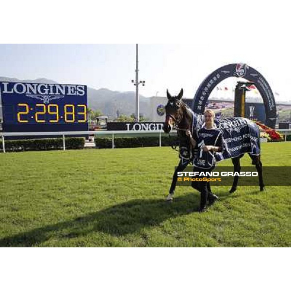 Maxim Guyon on Flinthshire wins the Longines Hong Kong Vase Hong Kong,12/12/2014 ph.Stefano Grasso