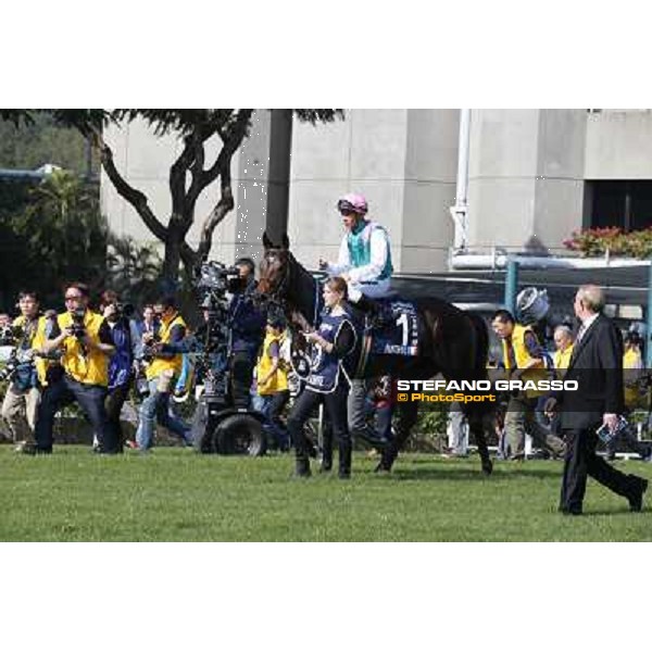 Maxim Guyon on Flinthshire wins the Longines Hong Kong Vase Hong Kong,12/12/2014 ph.Stefano Grasso