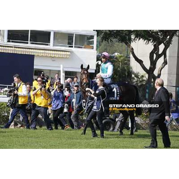 Maxim Guyon on Flinthshire wins the Longines Hong Kong Vase Hong Kong,12/12/2014 ph.Stefano Grasso
