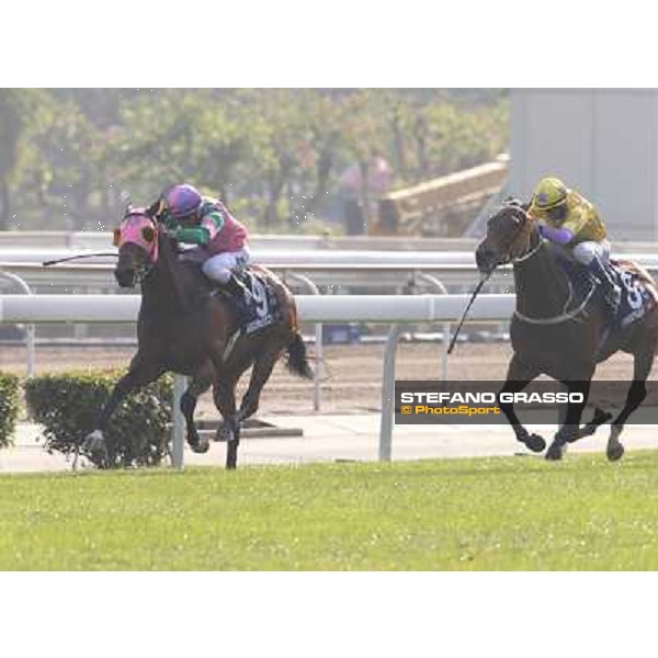Zac Purton on Aerovelocity wins the Longines Hong Kong Sprint Hong Kong,12/12/2014 ph.Stefano Grasso