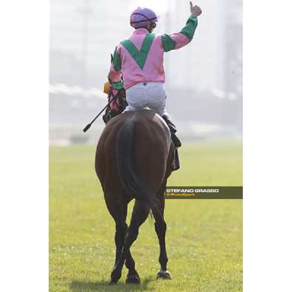 Zac Purton on Aerovelocity wins the Longines Hong Kong Sprint Hong Kong,12/12/2014 ph.Stefano Grasso