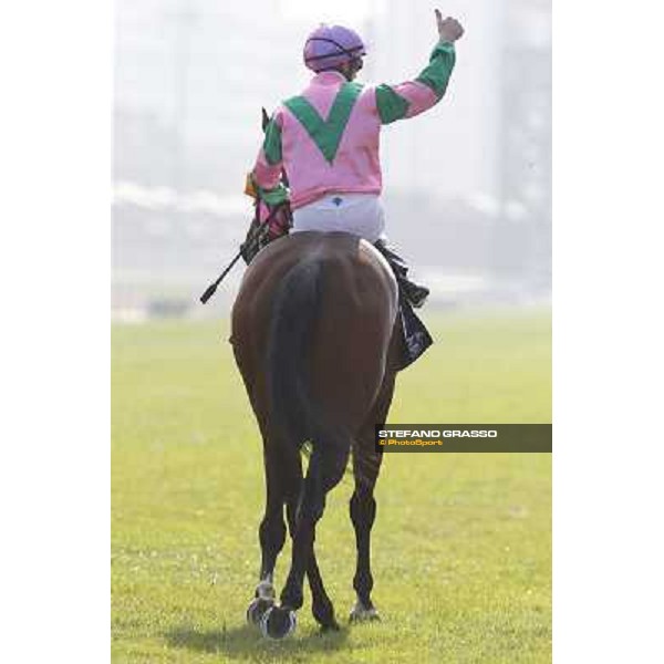 Zac Purton on Aerovelocity wins the Longines Hong Kong Sprint Hong Kong,12/12/2014 ph.Stefano Grasso
