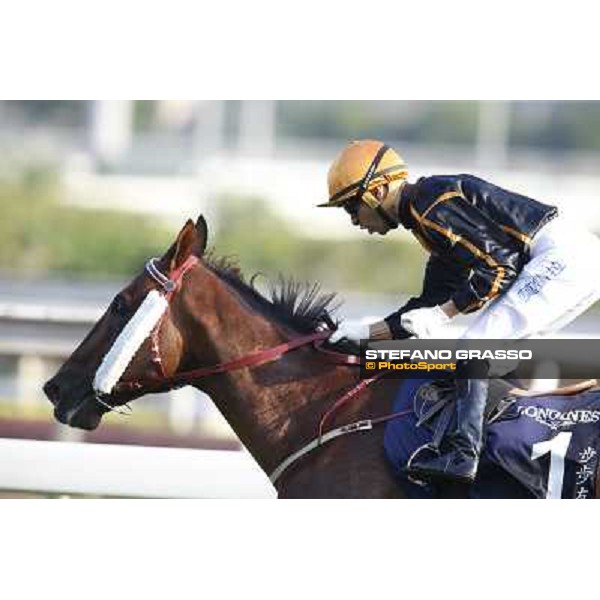 Joao Morera on Able Friend wins the Longines Hong Kong Mile Hong Kong,12/12/2014 ph.Stefano Grasso