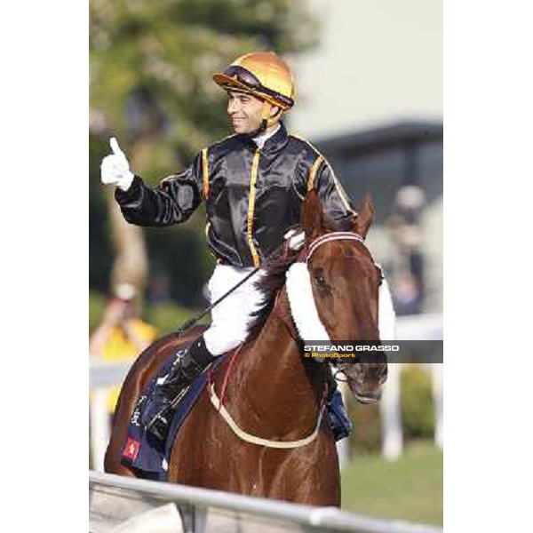 Joao Morera on Able Friend wins the Longines Hong Kong Mile Hong Kong,12/12/2014 ph.Stefano Grasso