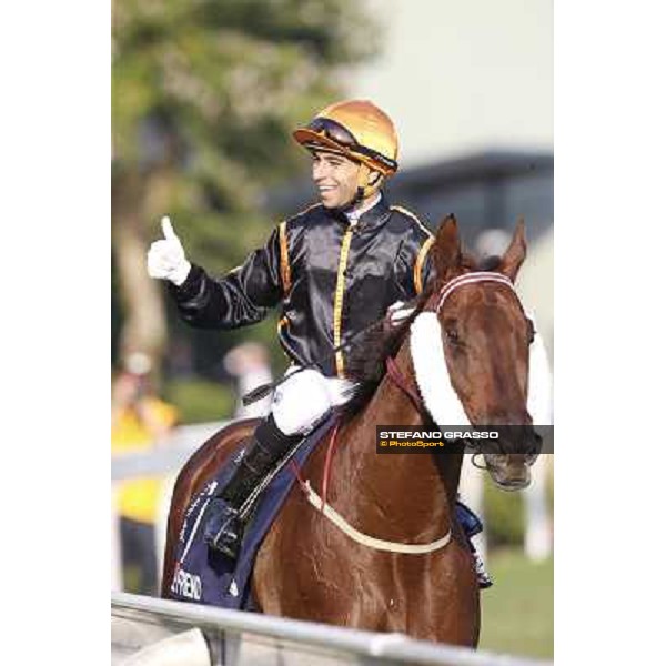Joao Morera on Able Friend wins the Longines Hong Kong Mile Hong Kong,12/12/2014 ph.Stefano Grasso