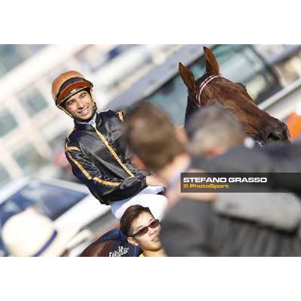 Joao Morera on Able Friend wins the Longines Hong Kong Mile Hong Kong,12/12/2014 ph.Stefano Grasso