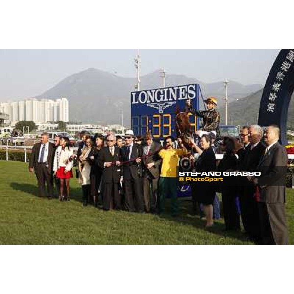 Joao Morera on Able Friend wins the Longines Hong Kong Mile Hong Kong,12/12/2014 ph.Stefano Grasso