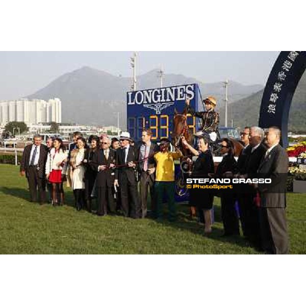 Joao Morera on Able Friend wins the Longines Hong Kong Mile Hong Kong,12/12/2014 ph.Stefano Grasso