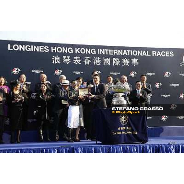 Joao Morera on Able Friend wins the Longines Hong Kong Mile Hong Kong,12/12/2014 ph.Stefano Grasso