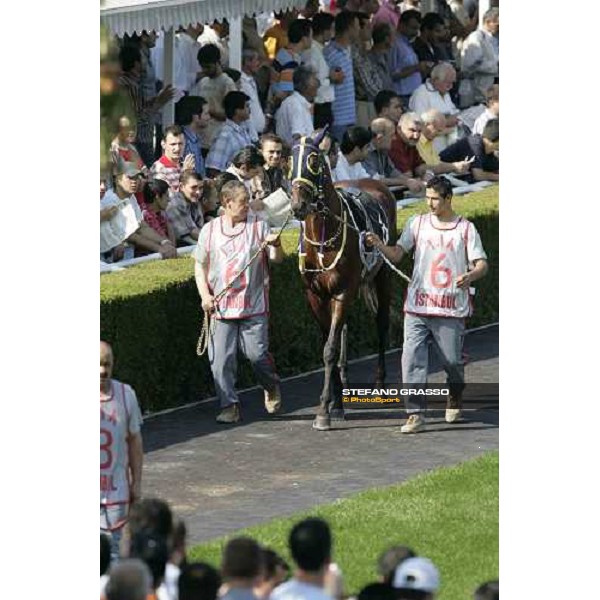 parade ring of Istanbul racetrack Istanbul 10th sept. 2005 ph. Stefano Grasso