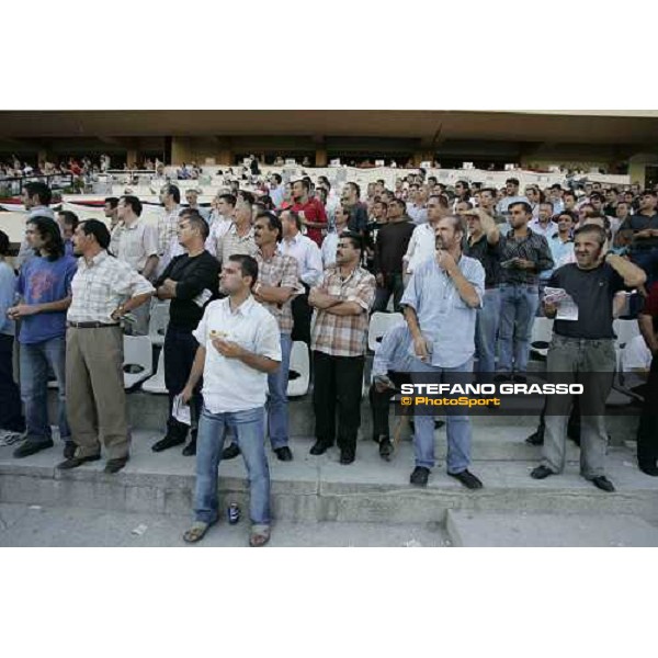 racegoers at Istanbul racetrack Istanbul 10th sept. 2005 ph. Stefano Grasso