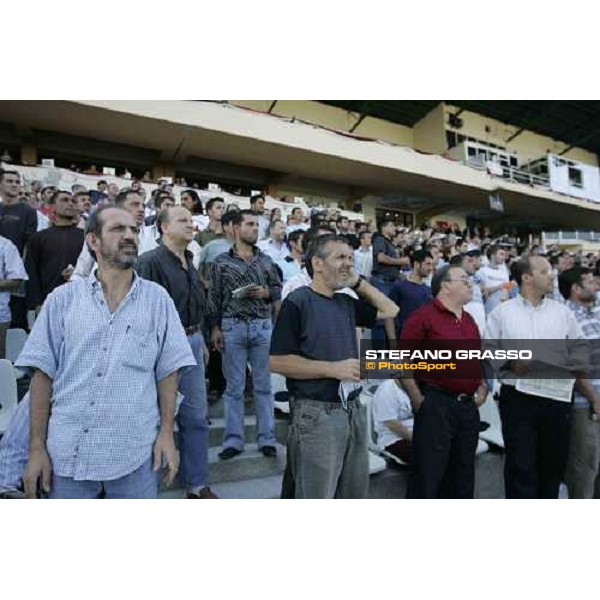 racegoers at Istanbul racetrack Istanbul 10th sept. 2005 ph. Stefano Grasso