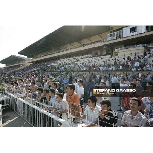 the grandstand of Istanbul racetrack Istanbul 10th sept. 2005 ph. Stefano Grasso