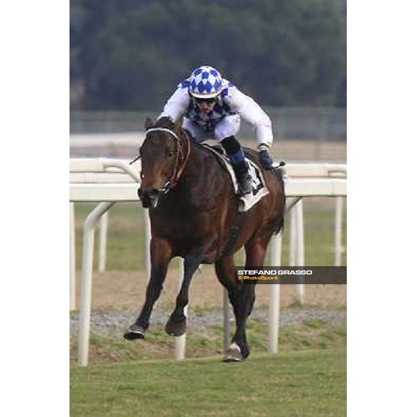1 marzo 2015 ROMA -Ippodromo Capannellle Capannelle Premio Donatello vince Gregorio Arena su Winklemann photo Domenico Savi/GRASSO