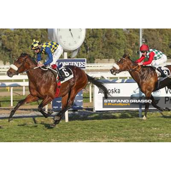 1 marzo 2015 ROMA -Ippodromo Capannellle Capannelle Premio Optional vinceFabio Branca su Now And Never photo Domenico Savi/GRASSO