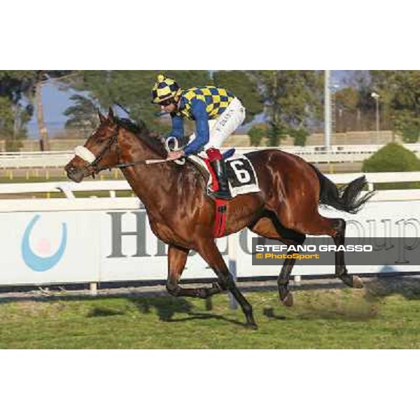 1 marzo 2015 ROMA -Ippodromo Capannellle Capannelle Premio Optional vinceFabio Branca su Now And Never photo Domenico Savi/GRASSO