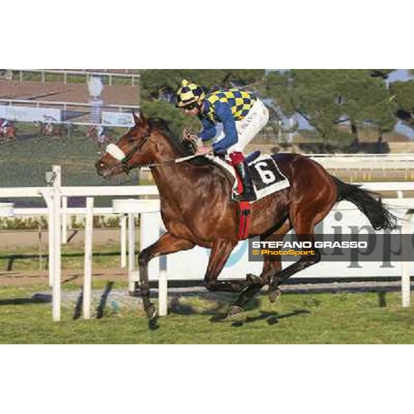 1 marzo 2015 ROMA -Ippodromo Capannellle Capannelle Premio Optional vinceFabio Branca su Now And Never photo Domenico Savi/GRASSO