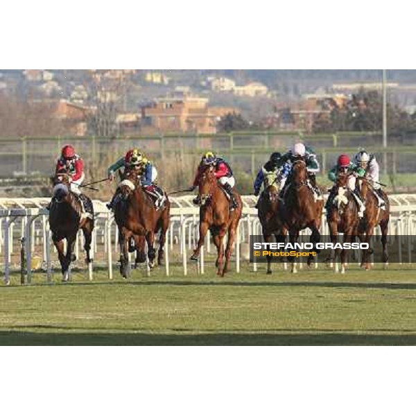 1 marzo 2015 ROMA -Ippodromo Capannellle Premio Optional vinceFabio Branca su Now And Never photo Domenico Savi/GRASSO