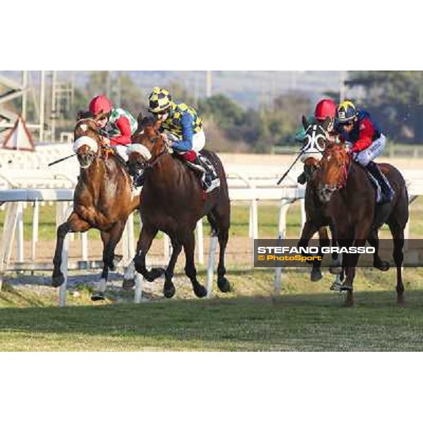 1 marzo 2015 ROMA -Ippodromo Capannellle Premio Optional vinceFabio Branca su Now And Never photo Domenico Savi/GRASSO