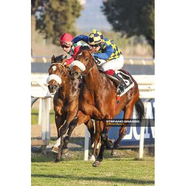 1 marzo 2015 ROMA -Ippodromo Capannellle Premio Optional vinceFabio Branca su Now And Never photo Domenico Savi/GRASSO