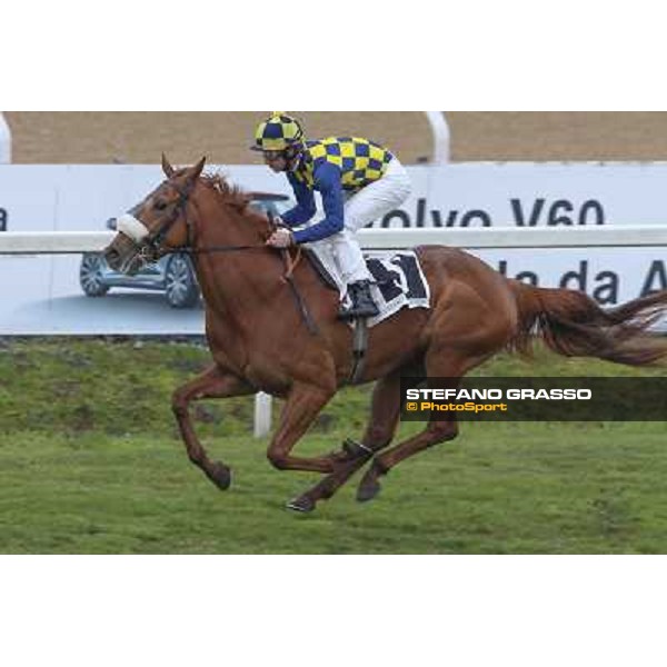 Roma Ippodromo Capannelle 15marzo 2015 Fabio Branca su Sound Of Freedom vince il Premio Ceprano photo domenico savi