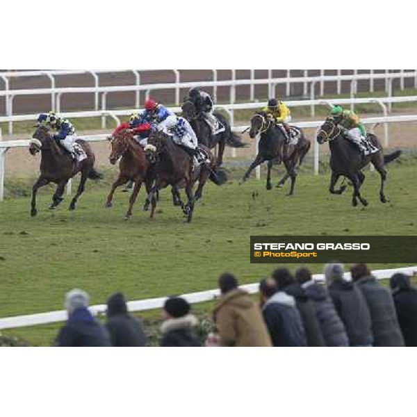 Roma Ippodromo Capannelle 15marzo 2015 Carlo Fiocchi su General Sherman vince il Premio Arconte photo domenico savi
