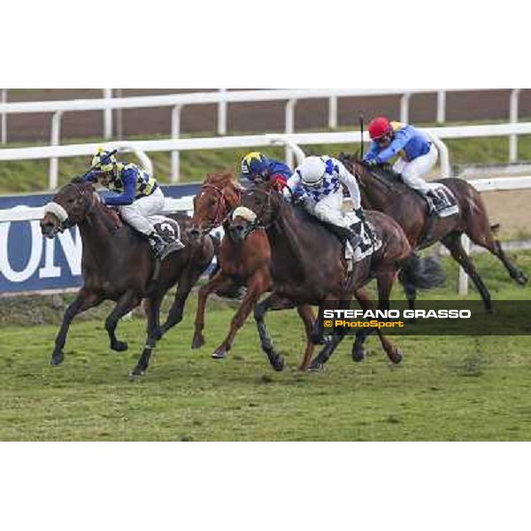 Roma Ippodromo Capannelle 15marzo 2015 Carlo Fiocchi su General Sherman vince il Premio Arconte photo domenico savi