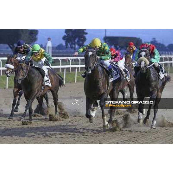 Roma Ippodromo Capannelle 15marzo 2015 Pasquale Borrelli su Monte Fanum vince il Premio Trattato di Roma photo domenico savi