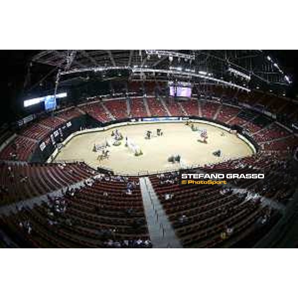 A view of the Thomas and Mack Arena Longines Fei World Cup Jumping Finals Las Vegas,15th april 2015 ph.Stefano Grasso/QEF