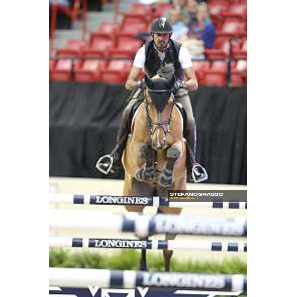 Sheikh Ali Bin Khalid Al Thani on First Devision Jumping Training Session Longines Fei World Cup Jumping Finals Las Vegas,15th april 2015 ph.Stefano Grasso/QEF