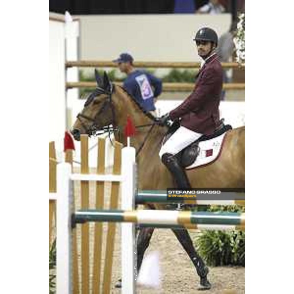 Sheikh Ali Bin Khalid Al Thani on First Devision - Final 1 Longines Fei World Cup Jumping Final Las Vegas,16th april 2015 ph.Stefano Grasso/QEF