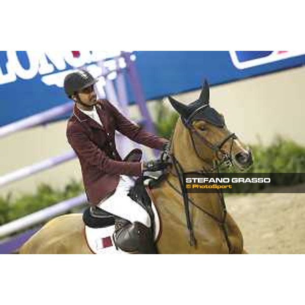 Sheikh Ali Bin Khalid Al Thani on First Devision - Final 1 Longines Fei World Cup Jumping Final Las Vegas,16th april 2015 ph.Stefano Grasso/QEF