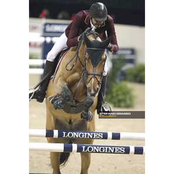 Sheikh Ali Bin Khalid Al Thani on First Devision - Final 1 Longines Fei World Cup Jumping Final Las Vegas,16th april 2015 ph.Stefano Grasso/QEF