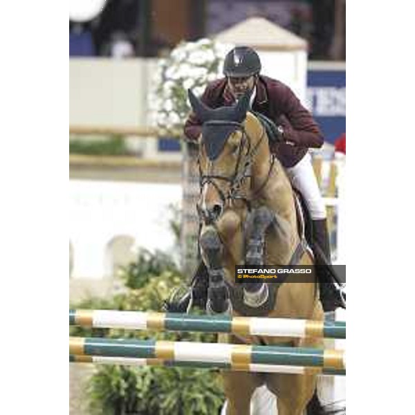 Sheikh Ali Bin Khalid Al Thani on First Devision - Final 1 Longines Fei World Cup Jumping Final Las Vegas,16th april 2015 ph.Stefano Grasso/QEF