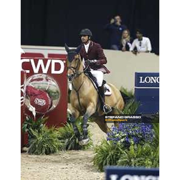 Sheikh Ali Bin Khalid Al Thani on First Devision - Final 1 Longines Fei World Cup Jumping Final Las Vegas,16th april 2015 ph.Stefano Grasso/QEF