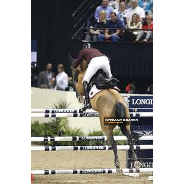 Sheikh Ali Bin Khalid Al Thani on First Devision - Final 1 Longines Fei World Cup Jumping Final Las Vegas,16th april 2015 ph.Stefano Grasso/QEF