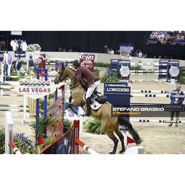 Sheikh Ali Bin Khalid Al Thani on First Devision - Final 1 Longines Fei World Cup Jumping Final Las Vegas,16th april 2015 ph.Stefano Grasso/QEF