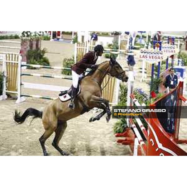 Sheikh Ali Bin Khalid Al Thani on First Devision - Final 1 Longines Fei World Cup Jumping Final Las Vegas,16th april 2015 ph.Stefano Grasso/QEF