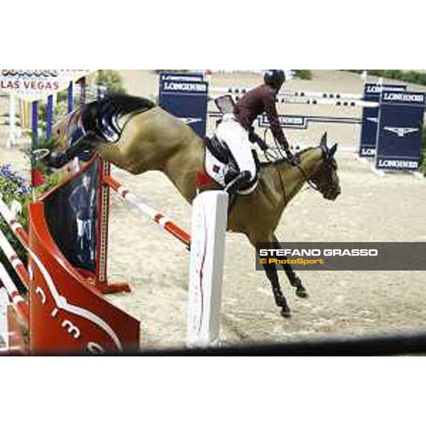 Sheikh Ali Bin Khalid Al Thani on First Devision - Final 1 Longines Fei World Cup Jumping Final Las Vegas,16th april 2015 ph.Stefano Grasso/QEF