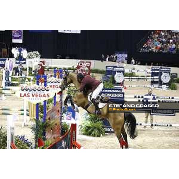 Bassem Hassan Mohammed on Primeval Dejavu - Final 1 Longines Fei World Cup Jumping Final Las Vegas,16th april 2015 ph.Stefano Grasso/QEF